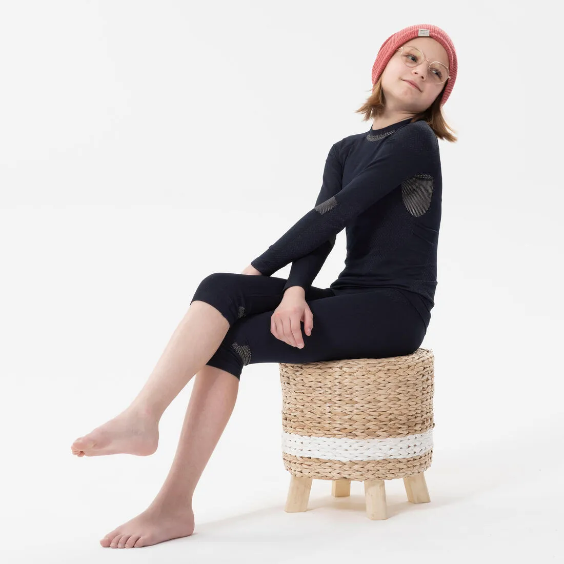 Kids’ Ski Base Layer Seamless I-Soft Top - BL 580