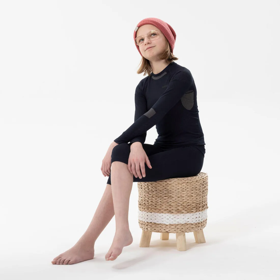 Kids’ Ski Base Layer Seamless I-Soft Top - BL 580