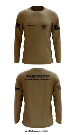 Kleberg county  Store 1 Core Men's LS Performance Tee - H3ztCr