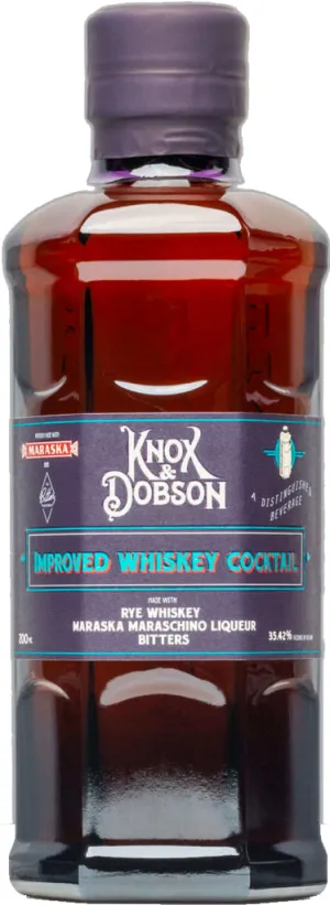 Knox and Dobson Improved Whiskey Cocktail 200ml