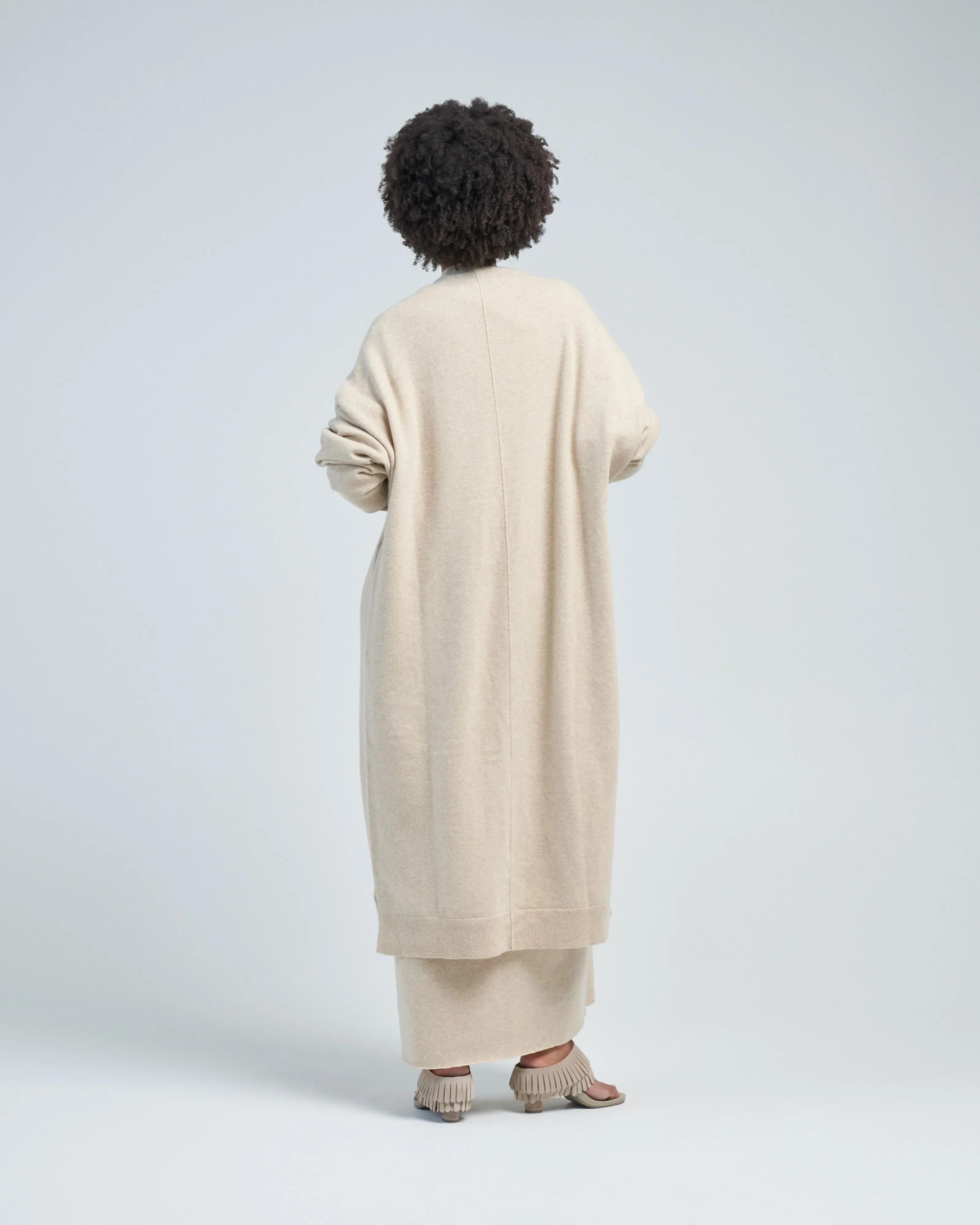 koto oversized long cardigan
