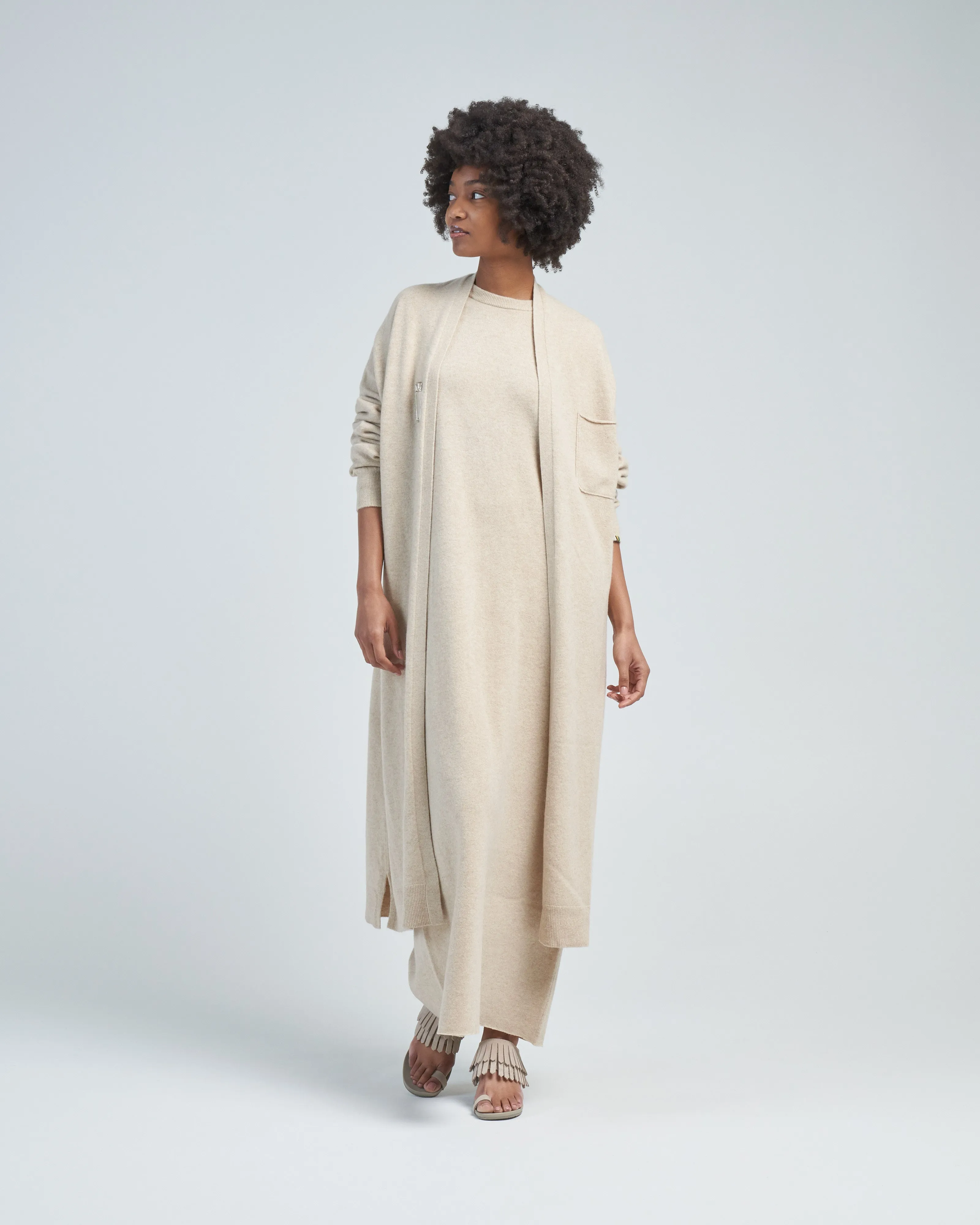 koto oversized long cardigan