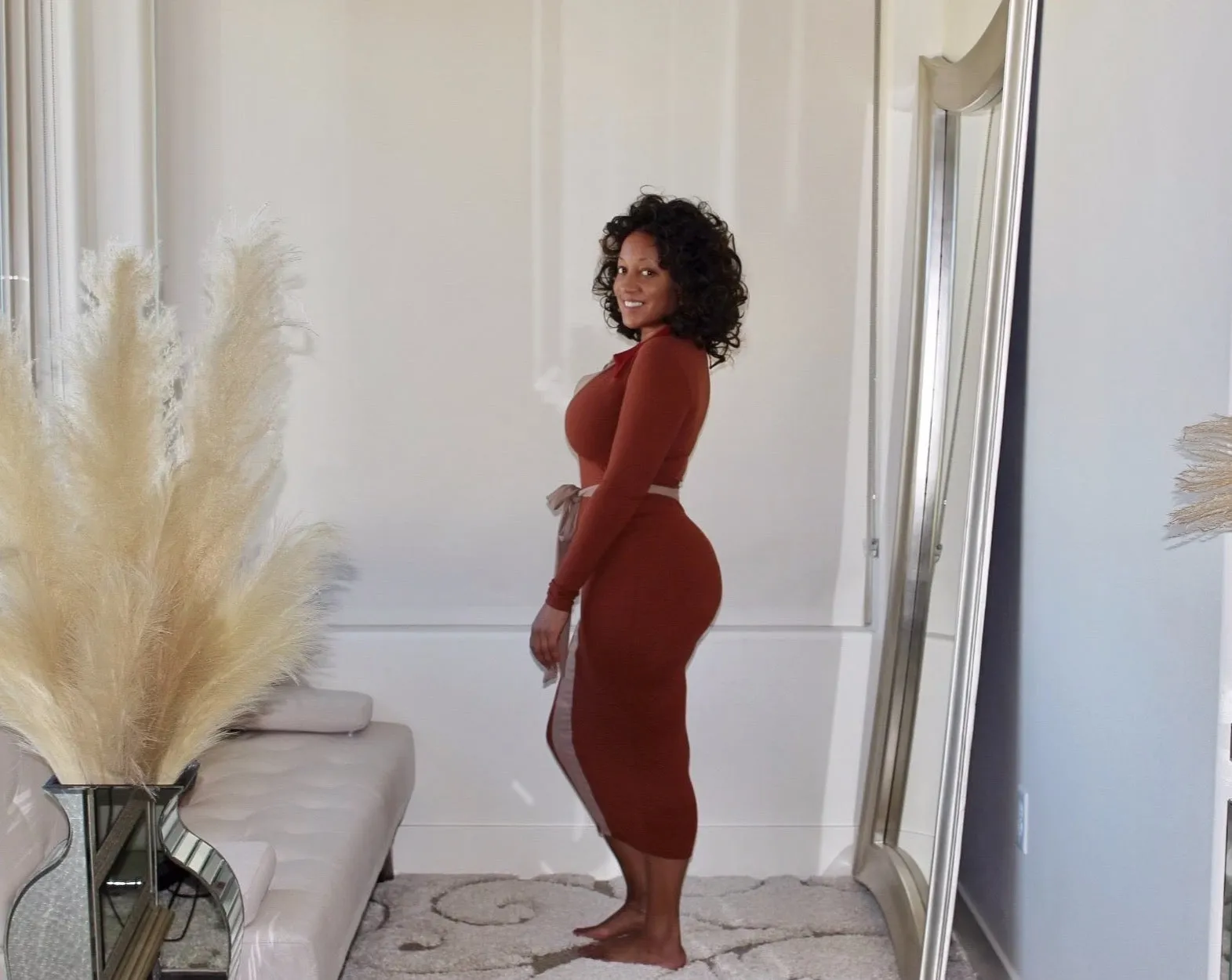 Kristy Tri-Color Dress