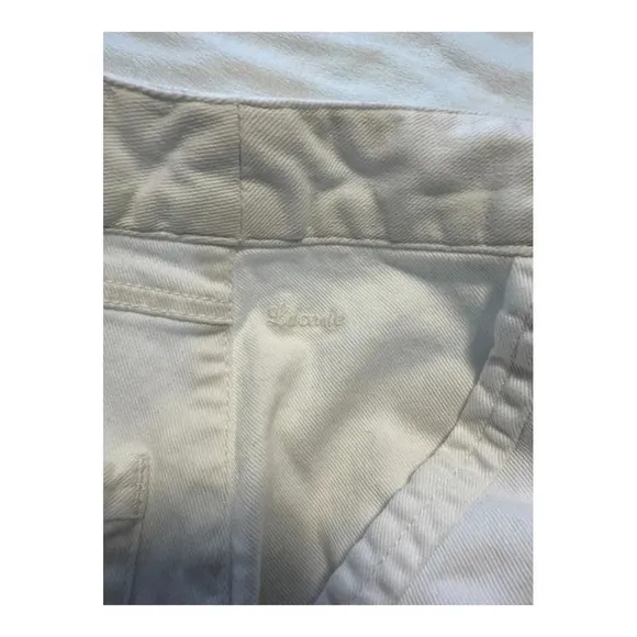 Lacoste White Denim Mini Skirt - Size 2