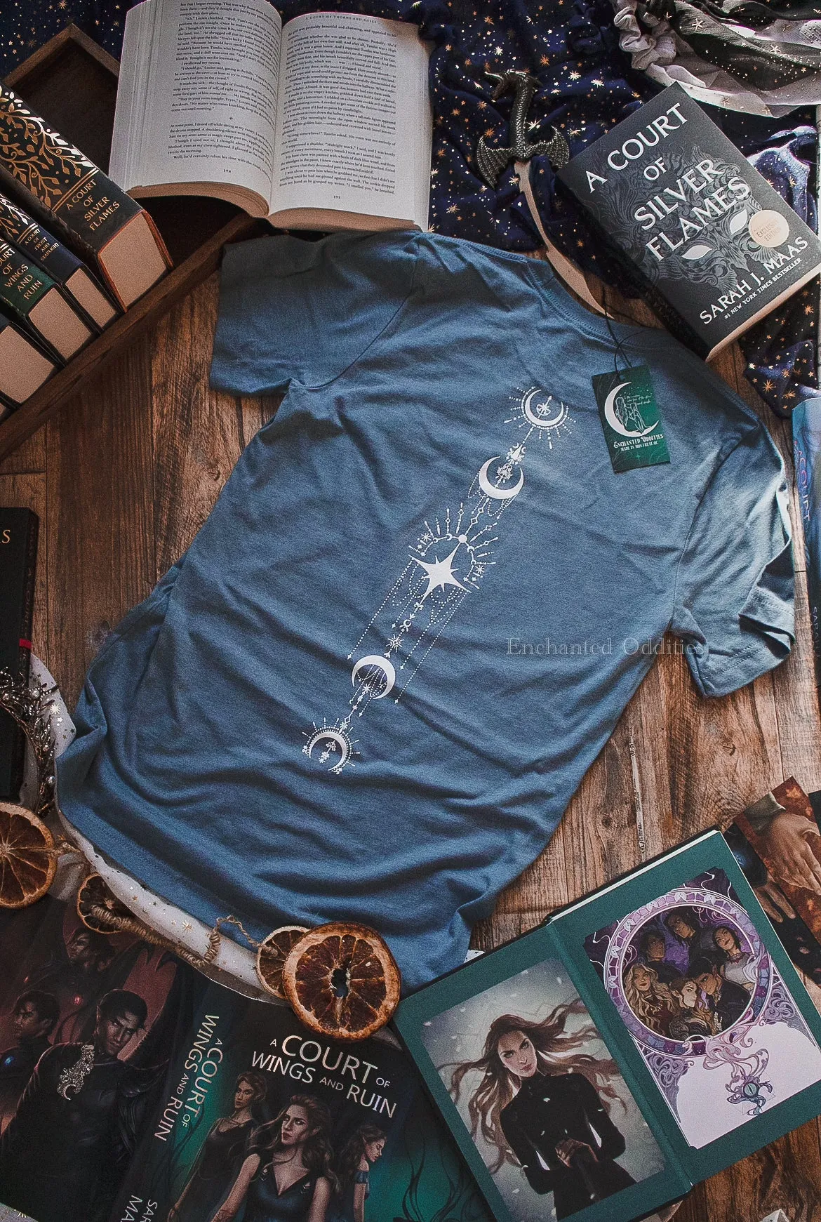 Lady of the Night Embroidered tee