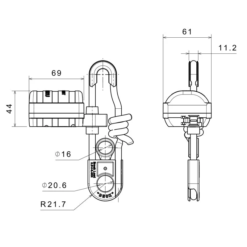 LALIZAS Hydrostatic Release Unit for Liferafts, SOLAS/MED/USCG