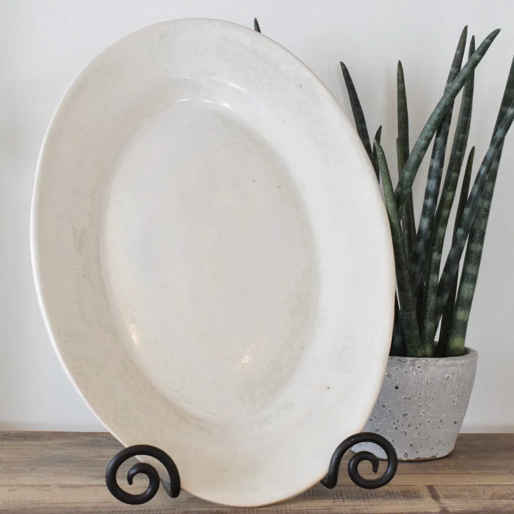 Large Oval Platter Moonstone