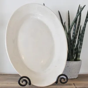 Large Oval Platter Moonstone