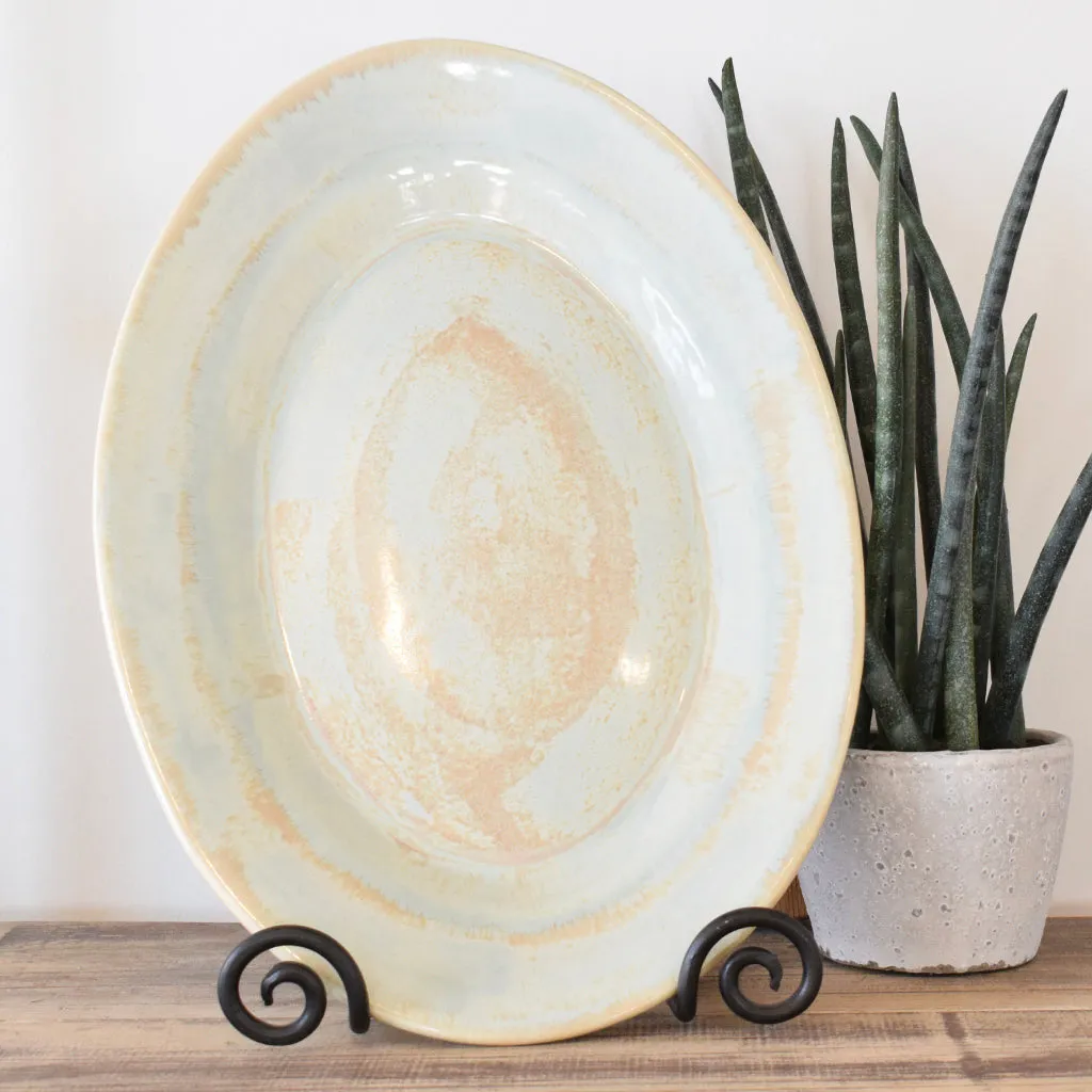 Large Oval Platter Opal
