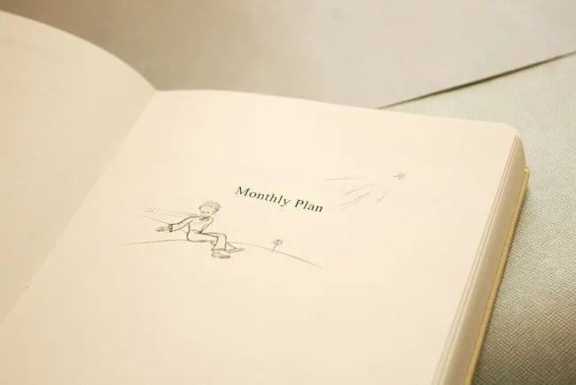 Le Petit Prince Softcover  - Simple Undated Planner