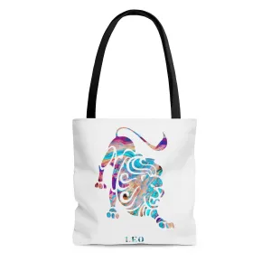 Leo Zodiac Sign Tote Bag