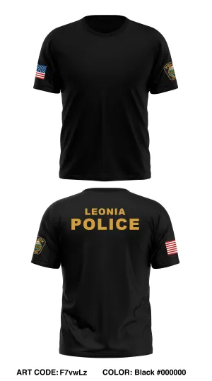 Leonia Police Deprtment Store 1 Core Men's SS Performance Tee - F7vwLz