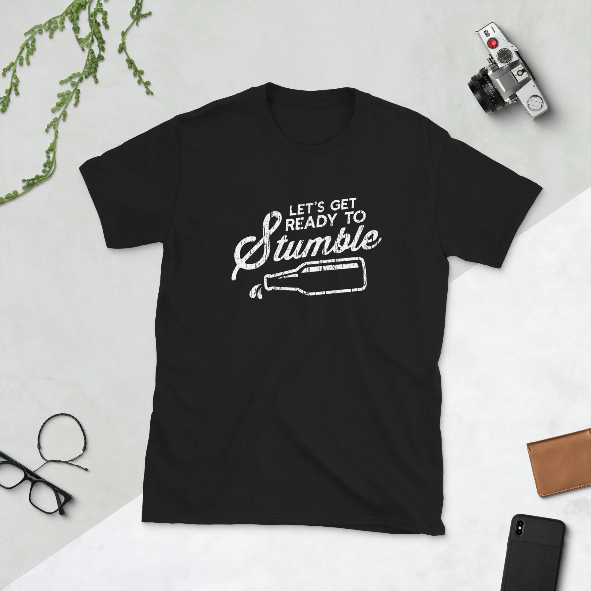 Let's Get Ready to Stumble Short-Sleeve Unisex T-Shirt
