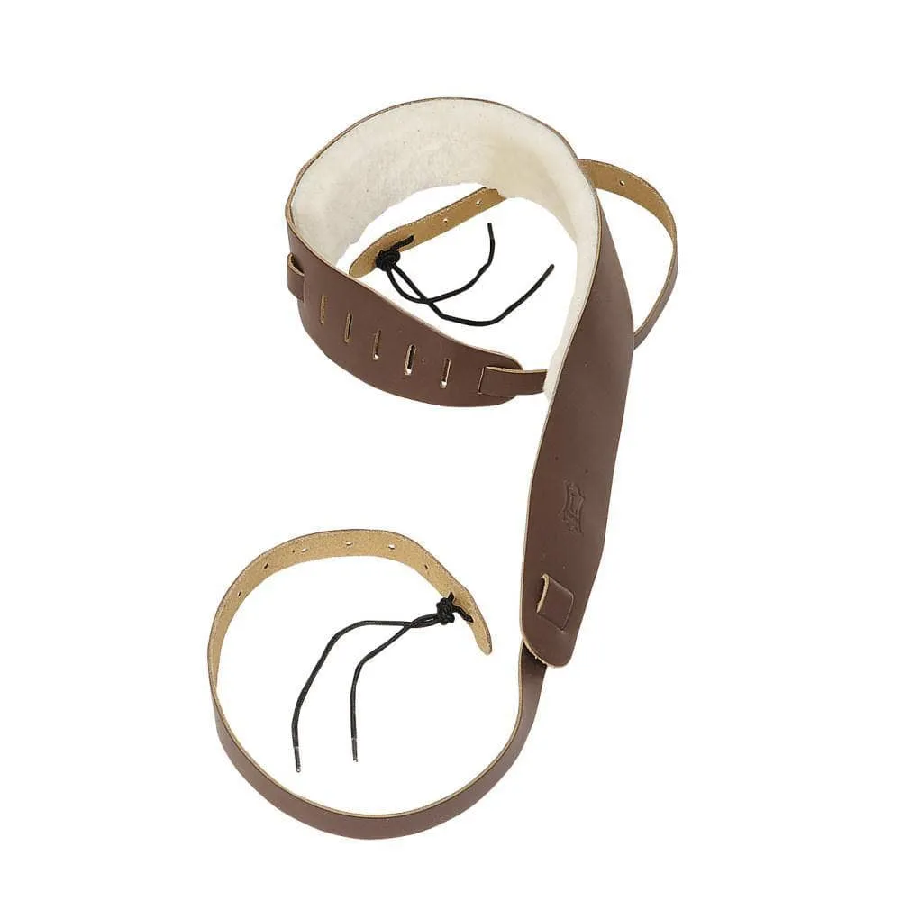 Levy's Lambswool Padded Leather Banjo Strap (PM14)