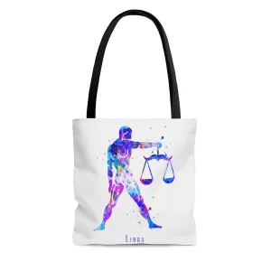 Libra Zodiac Sign Tote Bag
