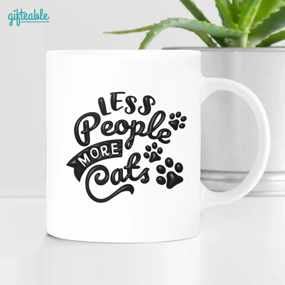 Life Would Be Boring Without Cats 3D Inflated Personalized Mug