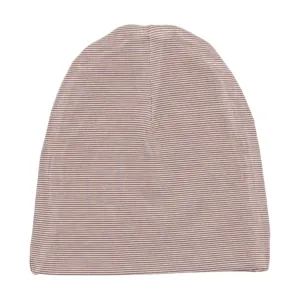 Lil Legs Striped Lounge Beanie - Rosewood
