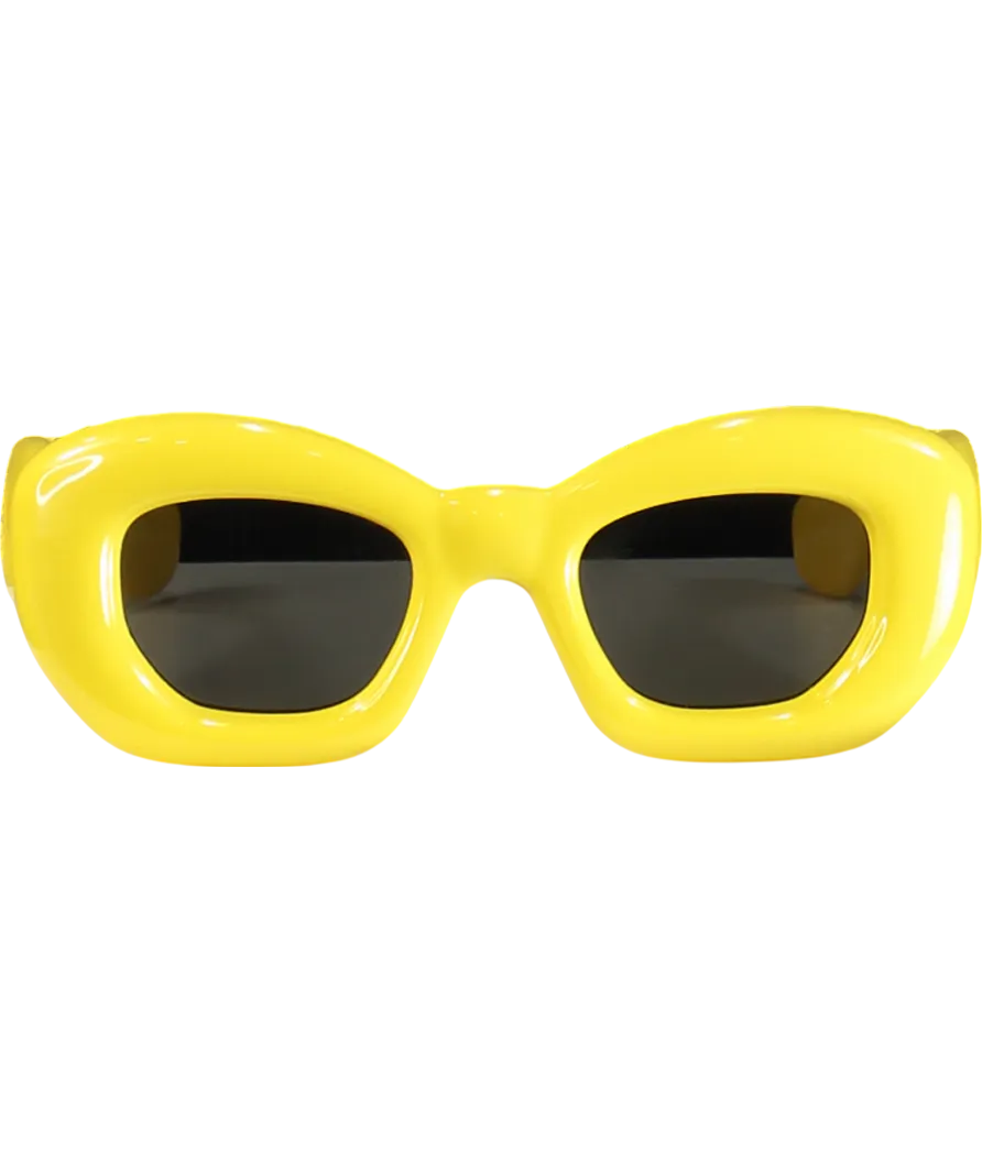 Loewe Yellow Inflated Cat-eye Sunglasses