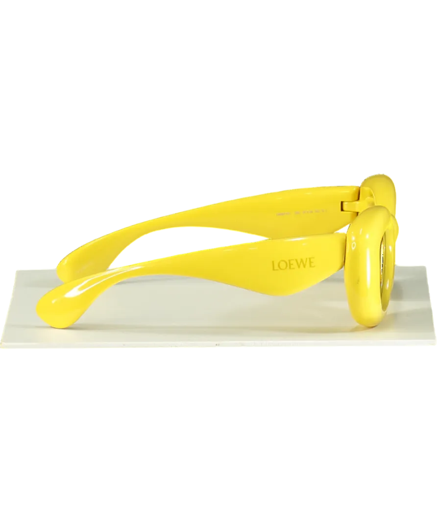 Loewe Yellow Inflated Cat-eye Sunglasses