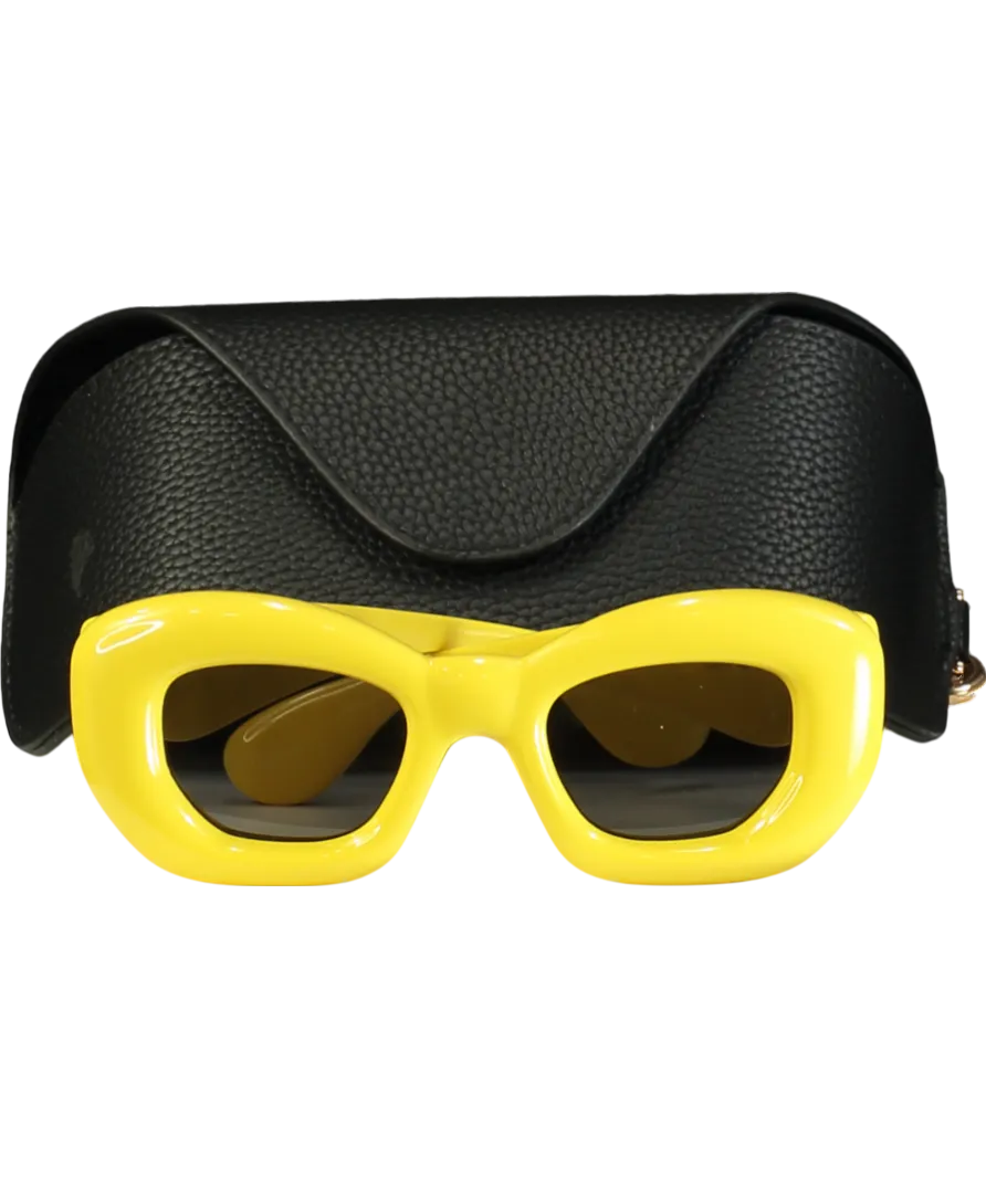 Loewe Yellow Inflated Cat-eye Sunglasses