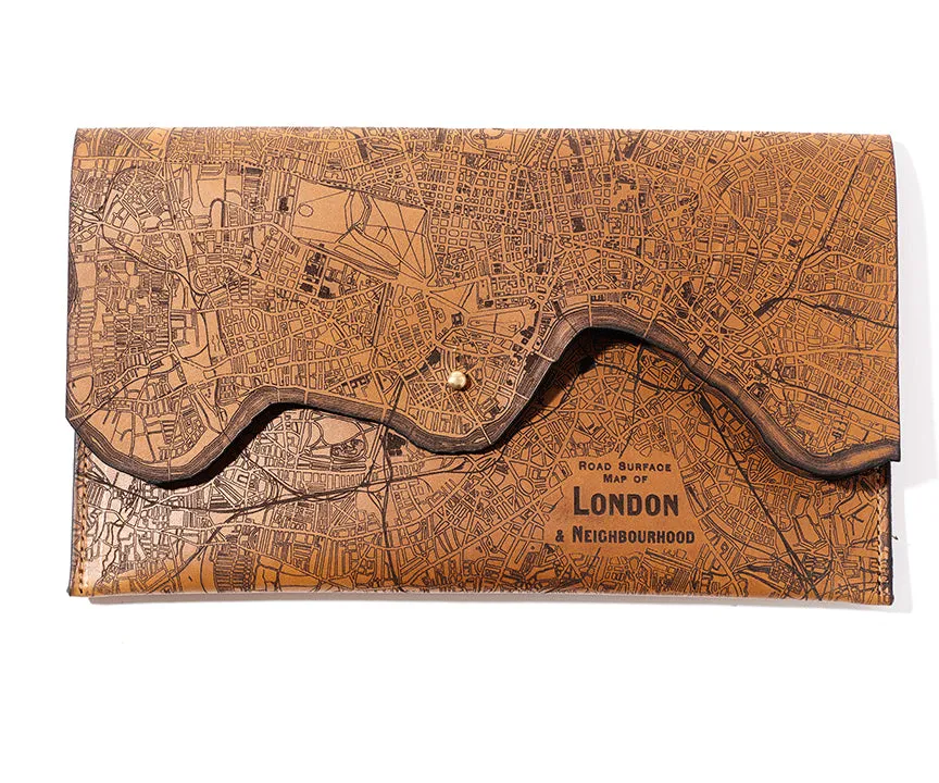 London Map Clutch