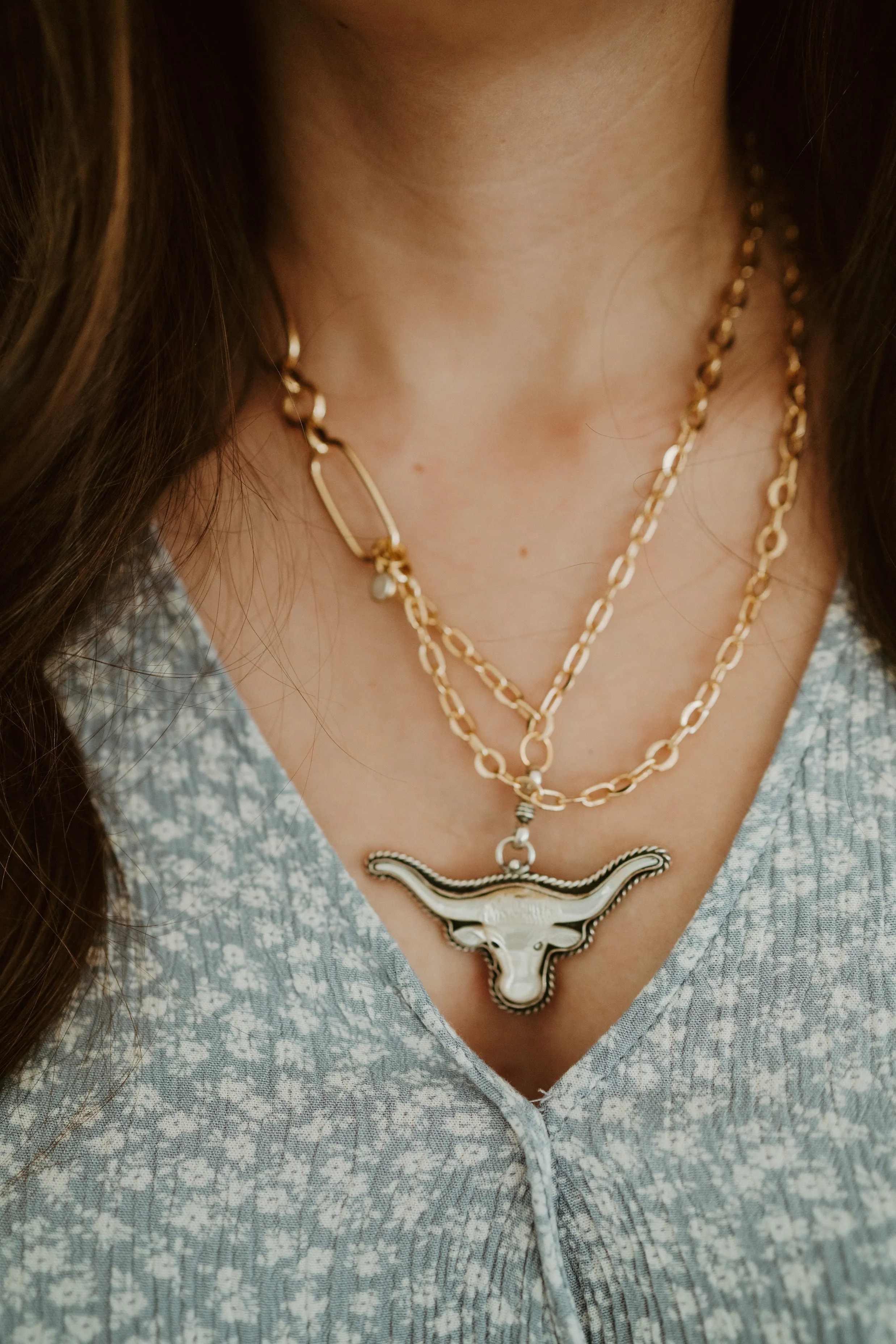 Longhorn Winifred Necklace