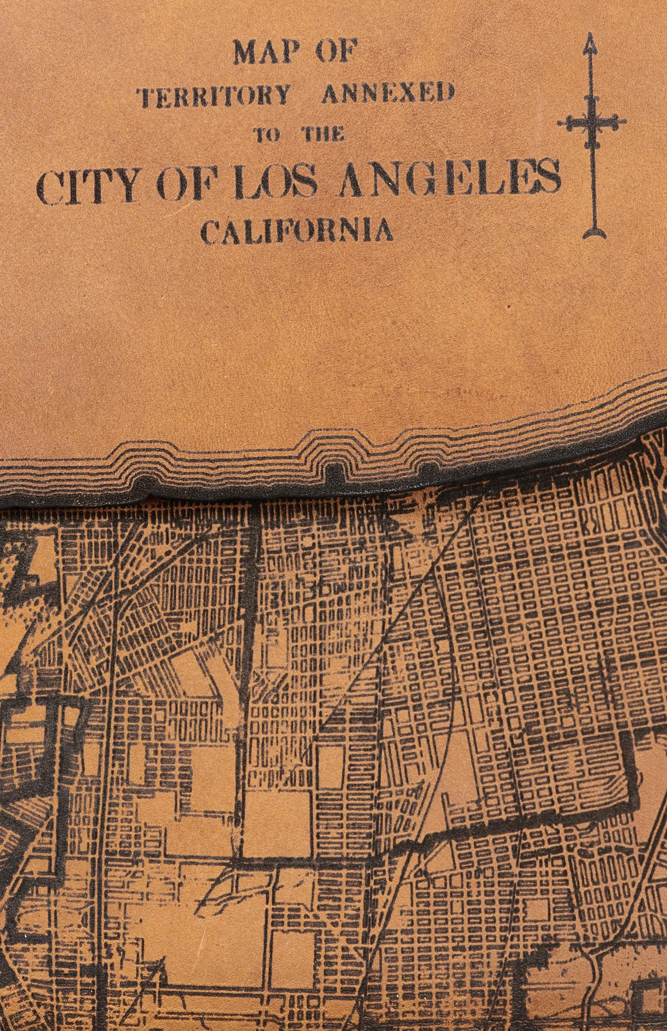 Los Angeles Map Clutch