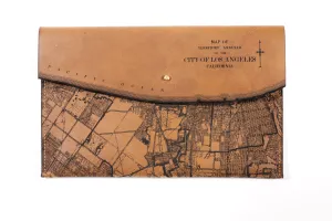Los Angeles Map Clutch