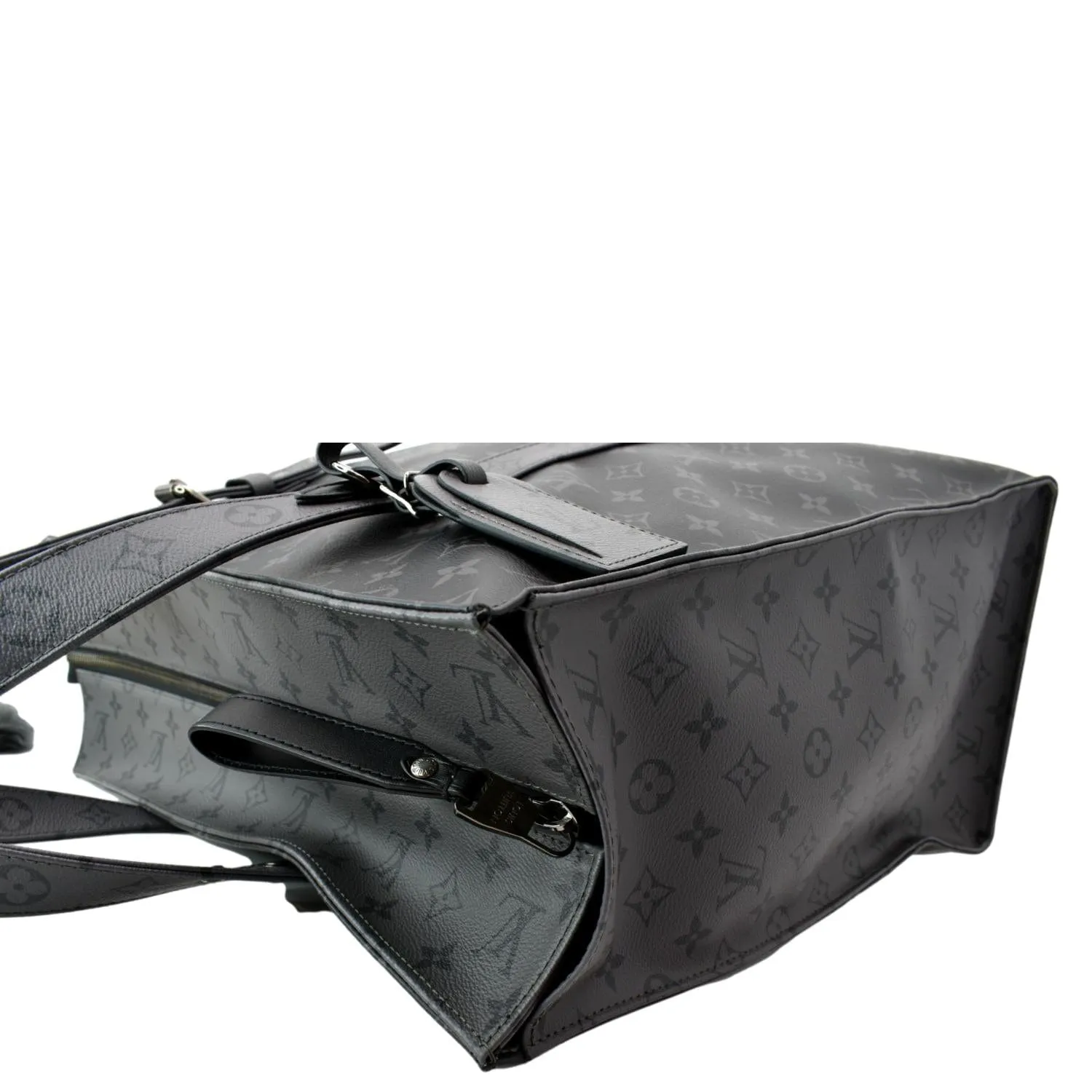 LOUIS VUITTON Cabas Zippe GM Monogram Eclipse Tote Bag Black
