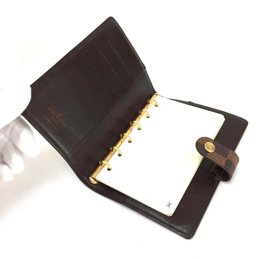 LOUIS VUITTON Damier Ebene Agenda PM Day Planner Cover - Final Call