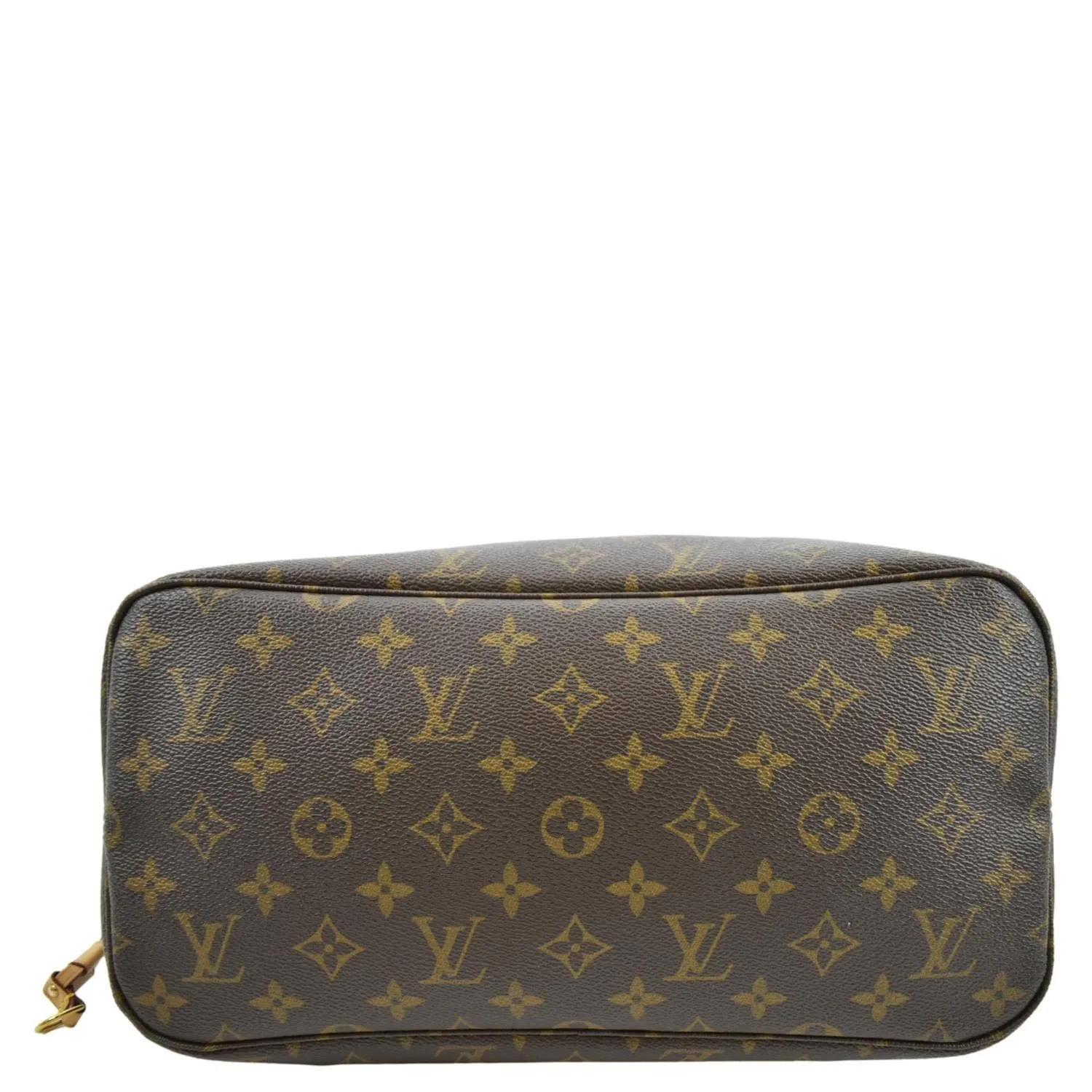 LOUIS VUITTON Neverfull MM Monogram Canvas Tote Bag Brown
