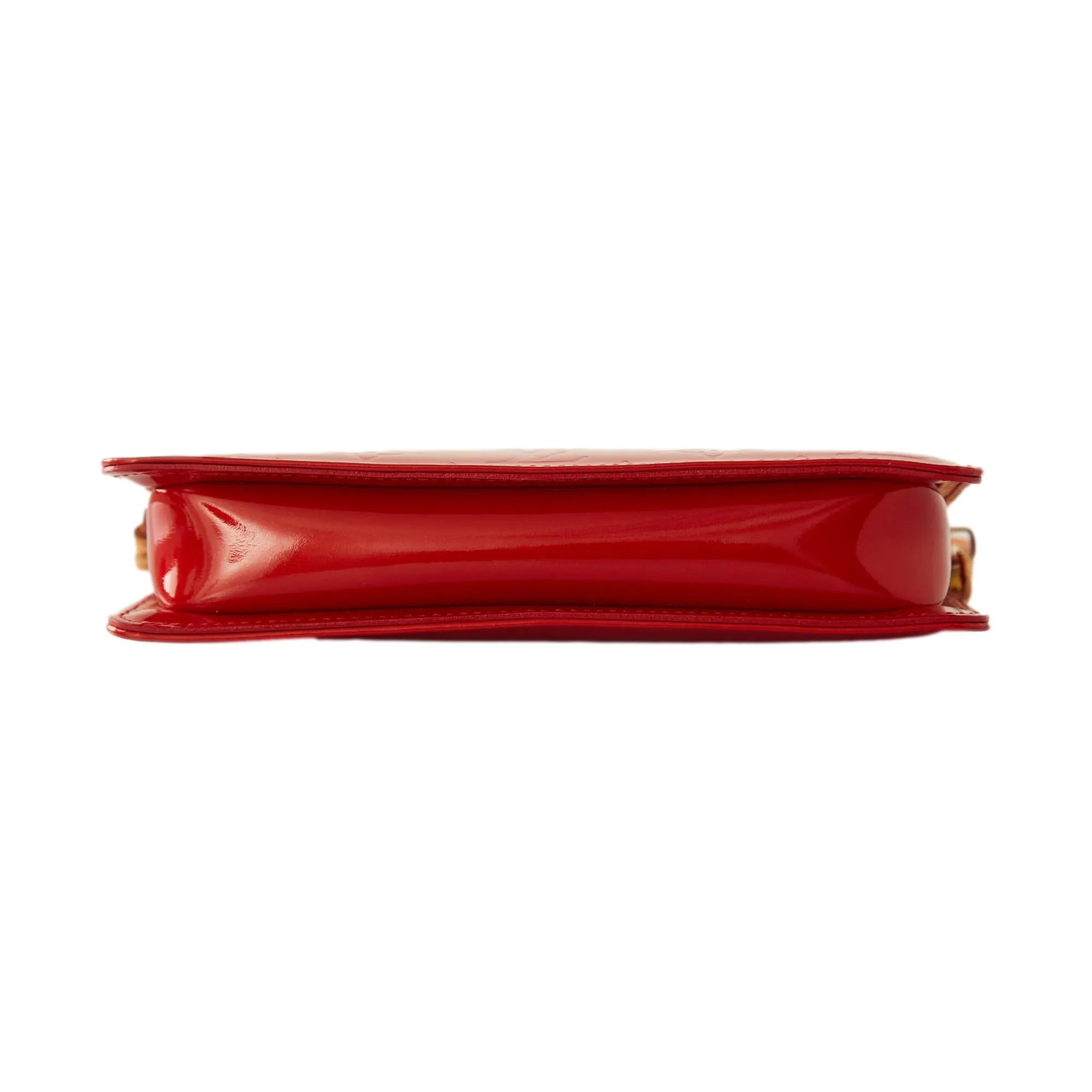 Louis Vuitton Red Monogram Vernis Mini Shoulder Bag