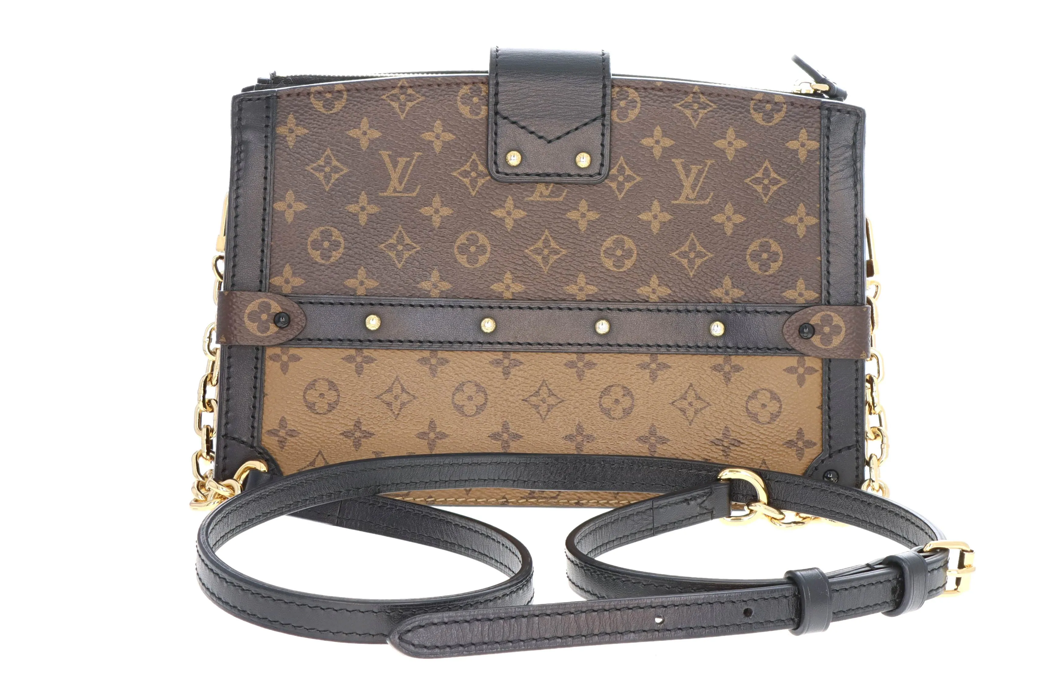 Louis Vuitton Sold Out Reverse Monogram Trunk Clutch