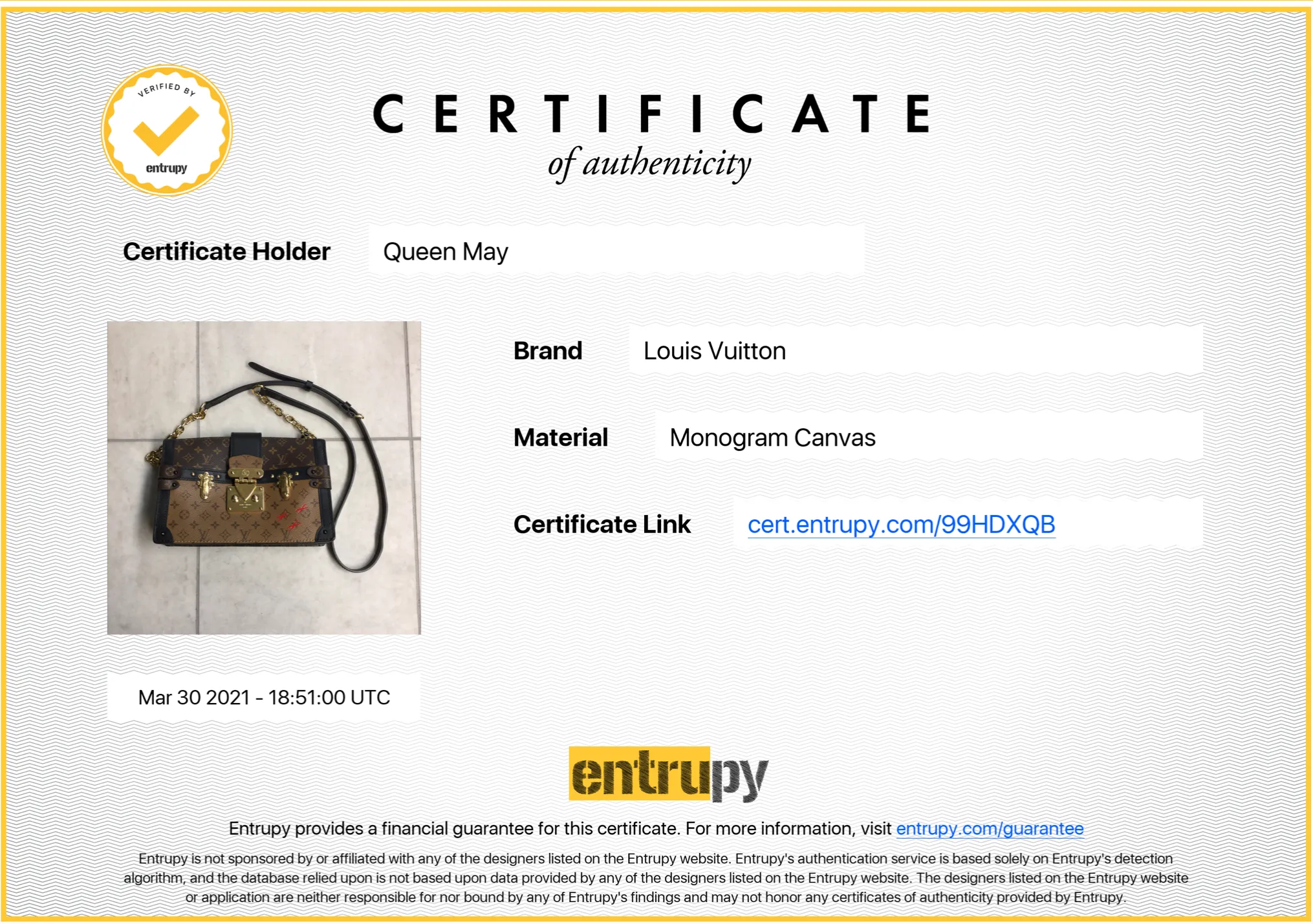 Louis Vuitton Sold Out Reverse Monogram Trunk Clutch