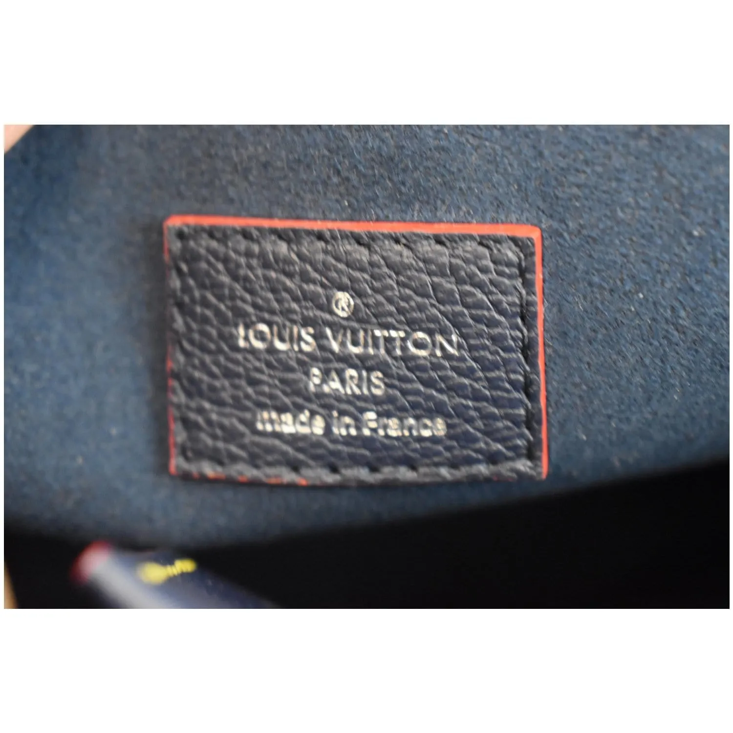 LOUIS VUITTON Twist Epi Leather 2Way Tote Bag Indigo