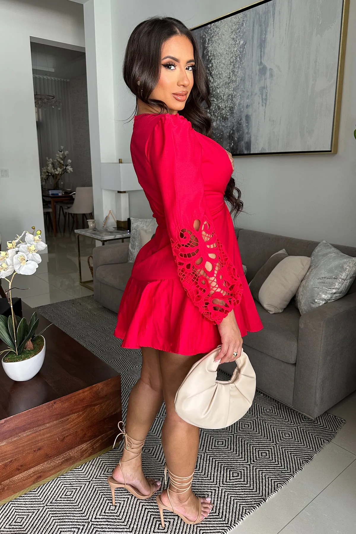 LOVE IS IN THE AIR MINI DRESS