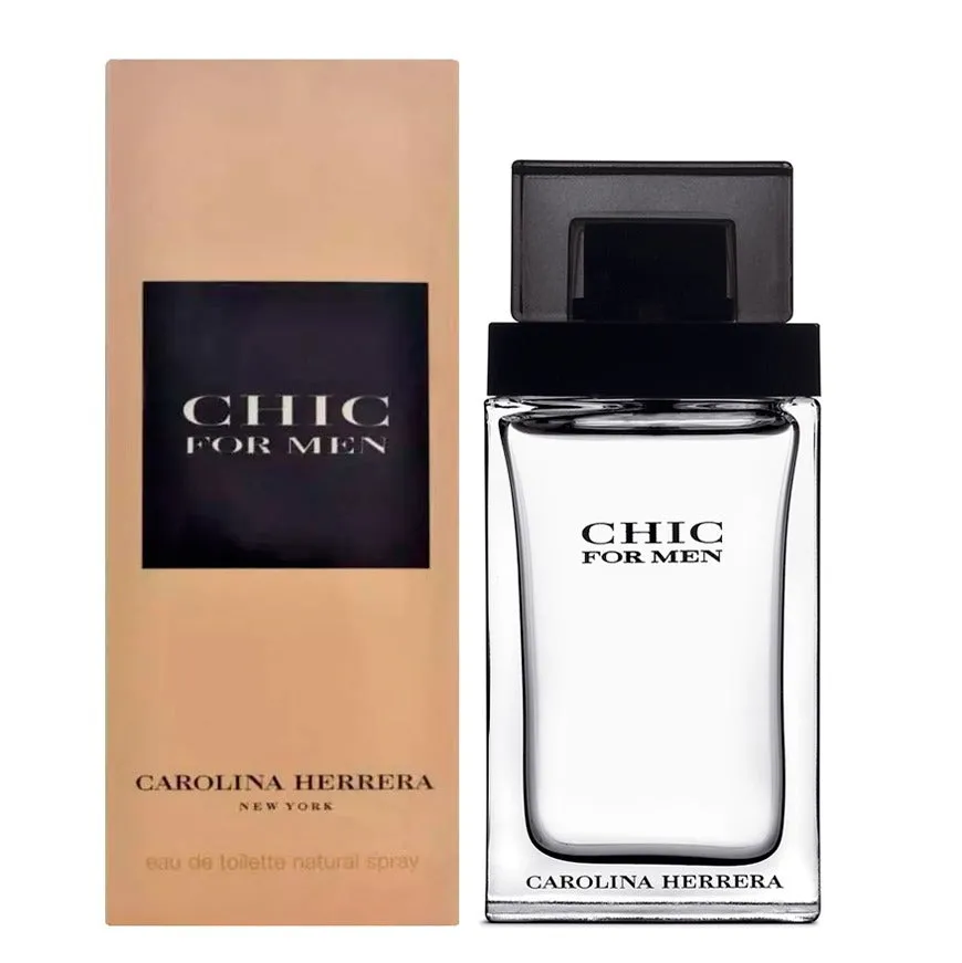<strong> CAROLINA HERRERA <br> CHIC FOR MEN </strong><br> Eau de Toilette