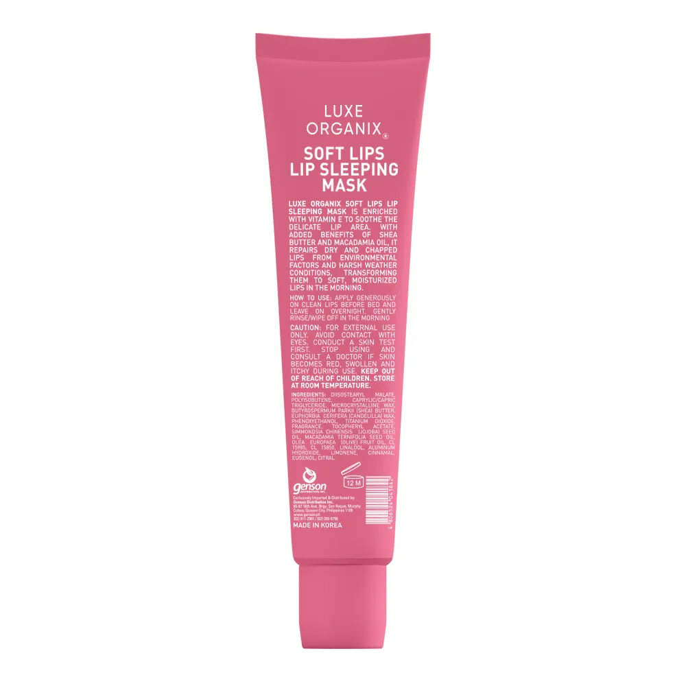 Luxe Organix Soft Lips Lip Mask 15g