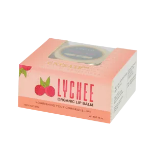 Lychee Organic Butter Lip Balm (8g) Gorgeous Lips | 100% Natural | Mineral Oil Free