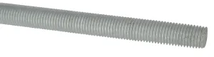M6x1m Mild Steel Threaded Bar Zinc Plated
