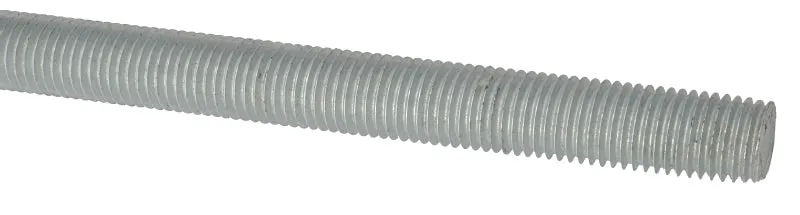 M8x1m Mild Steel Threaded Bar Zinc Plated