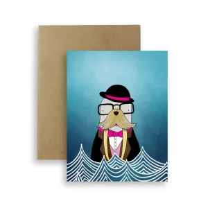Magic Walrus Greeting Card