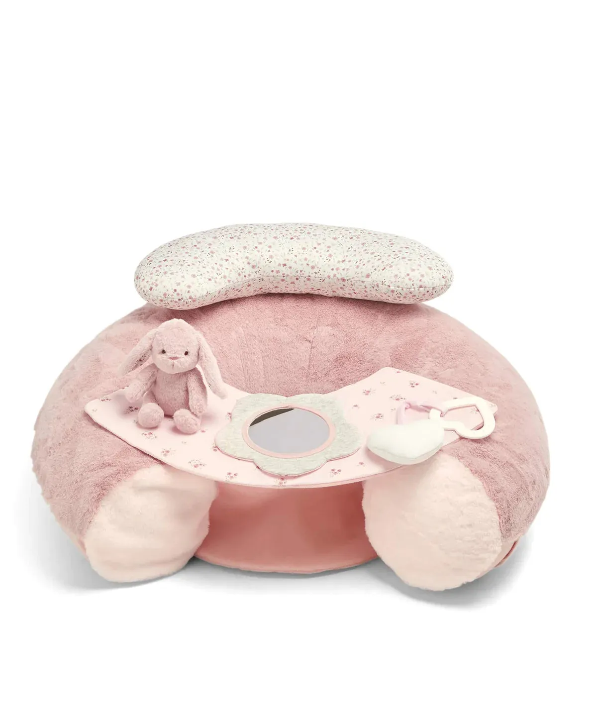 Mamas & Papas 'Welcome to the World' Sit & Play Bunny Interactive Seat - Pink