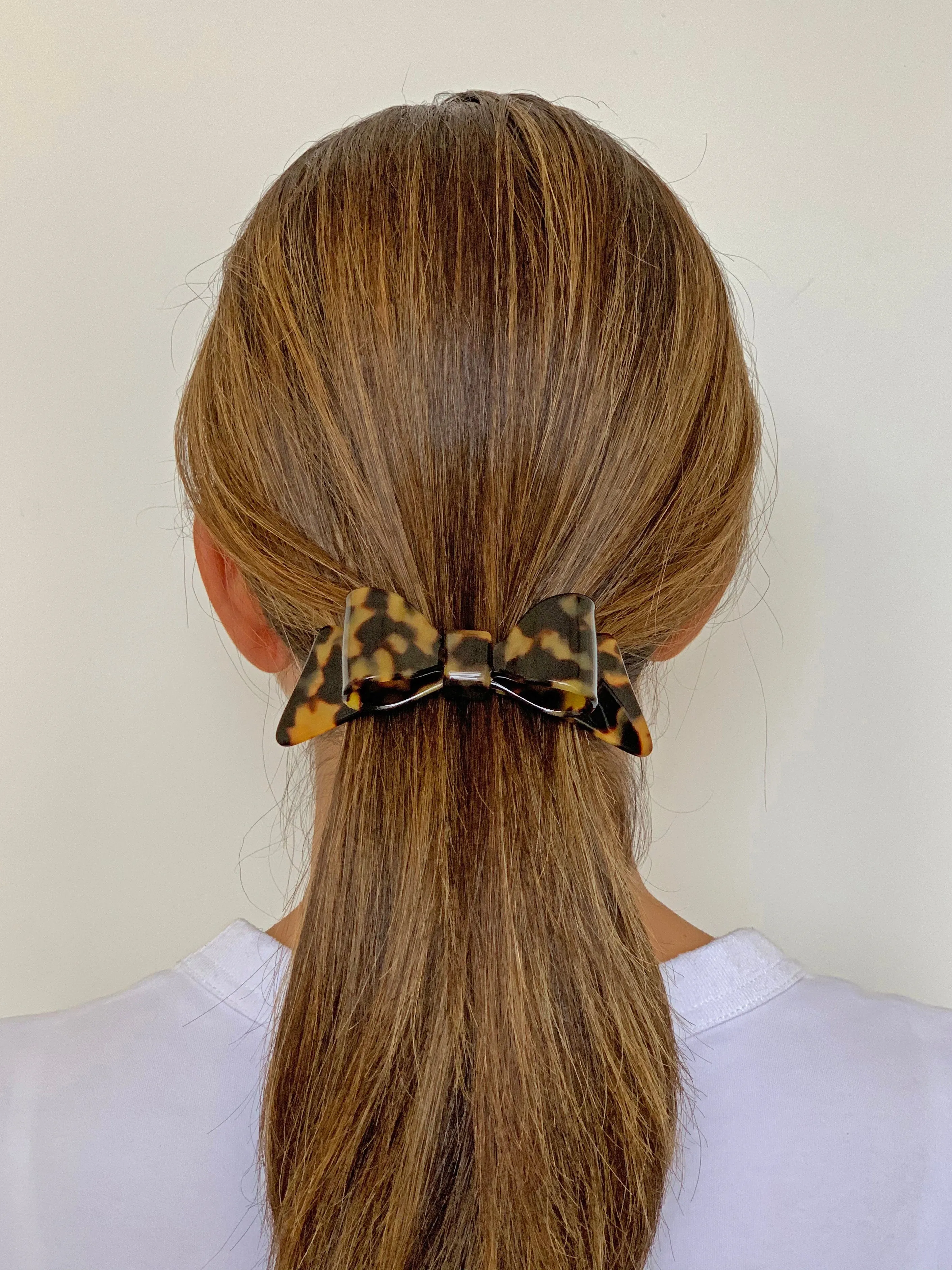 Marielle Large Ivory Bow Hair Clip