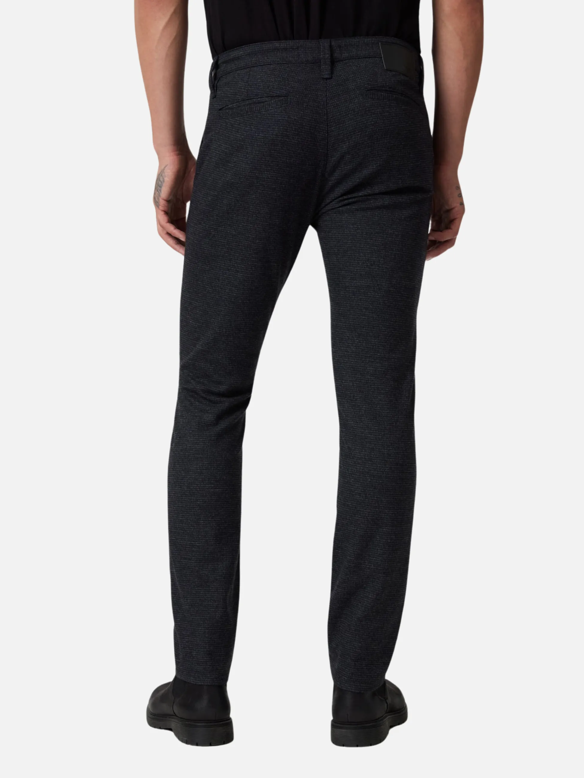 Mavi Milton Slim Pant - Navy Herringbone