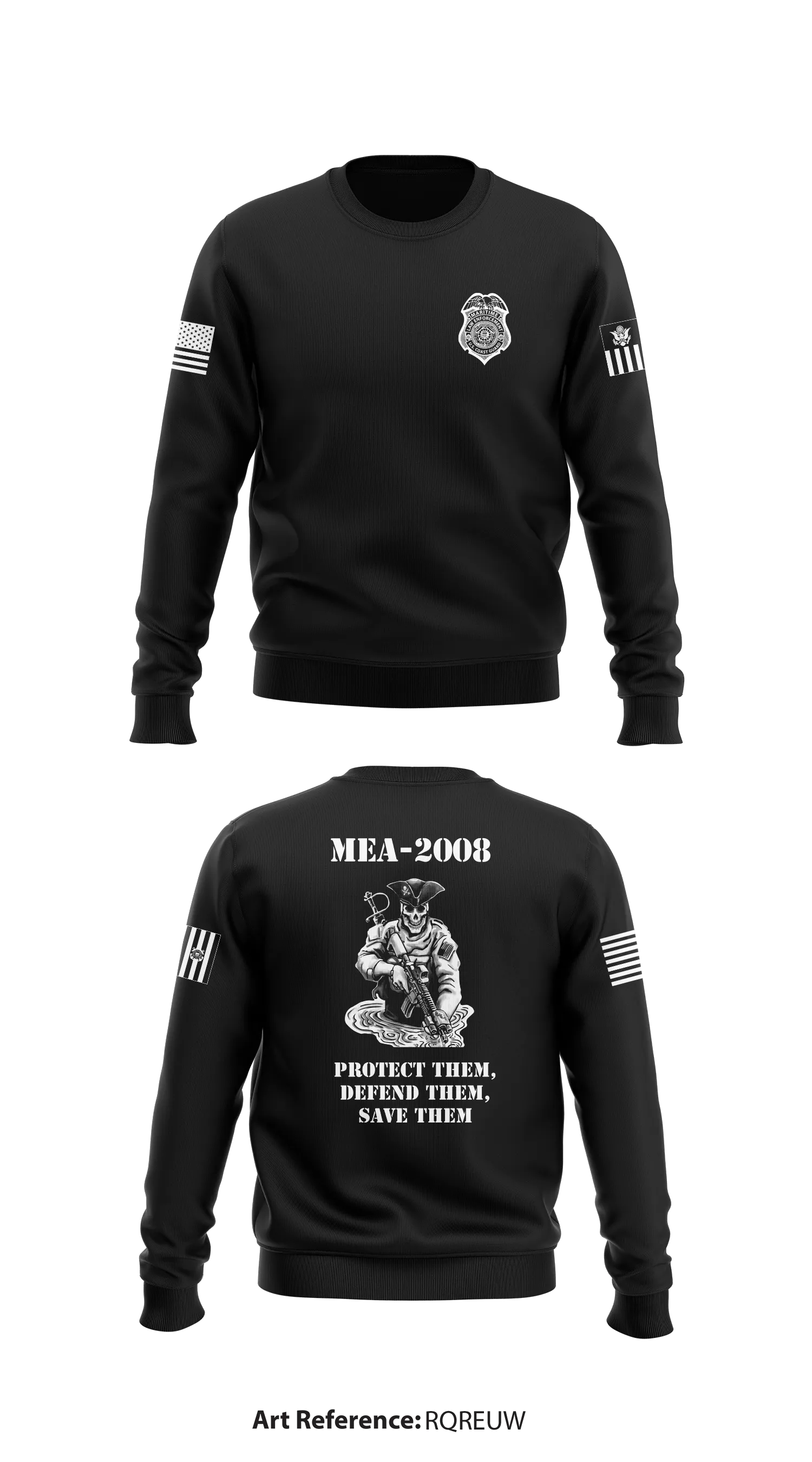 MEA-2008 Store 1 Core Men's Crewneck Performance Sweatshirt - RqReUw