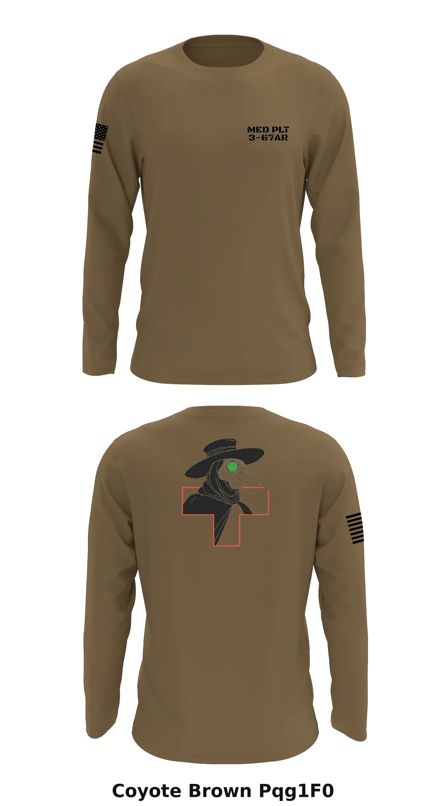 Med plt 3-67AR Store 1 Core Men's LS Performance Tee - Pqg1F0