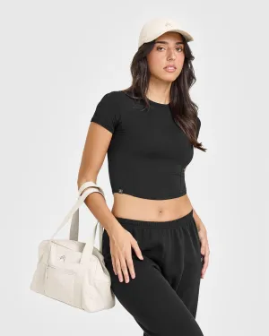 Mellow Soft Mid Short Sleeve T-Shirt | Soft Black