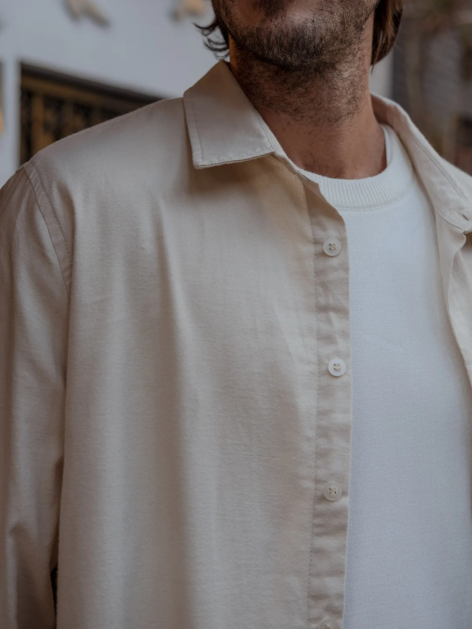 MEN CLASSY SHIRT - SAND
