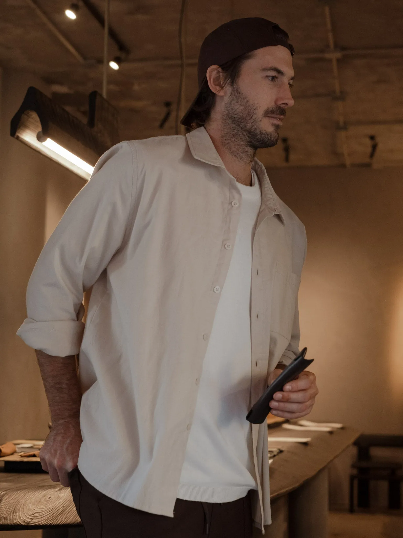MEN CLASSY SHIRT - SAND
